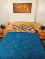 King Size Luxurious Signature, U.S.VI Madras Quilted, Reversible Comforter