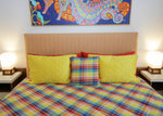 Genuine Virgin Island Local Madras Quilted , Reversible Comforter set