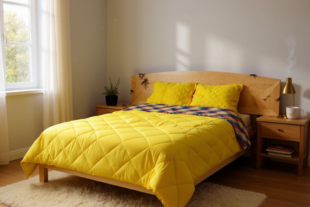 Genuine Virgin Island Local Madras Quilted , Reversible Comforter 3 piece set